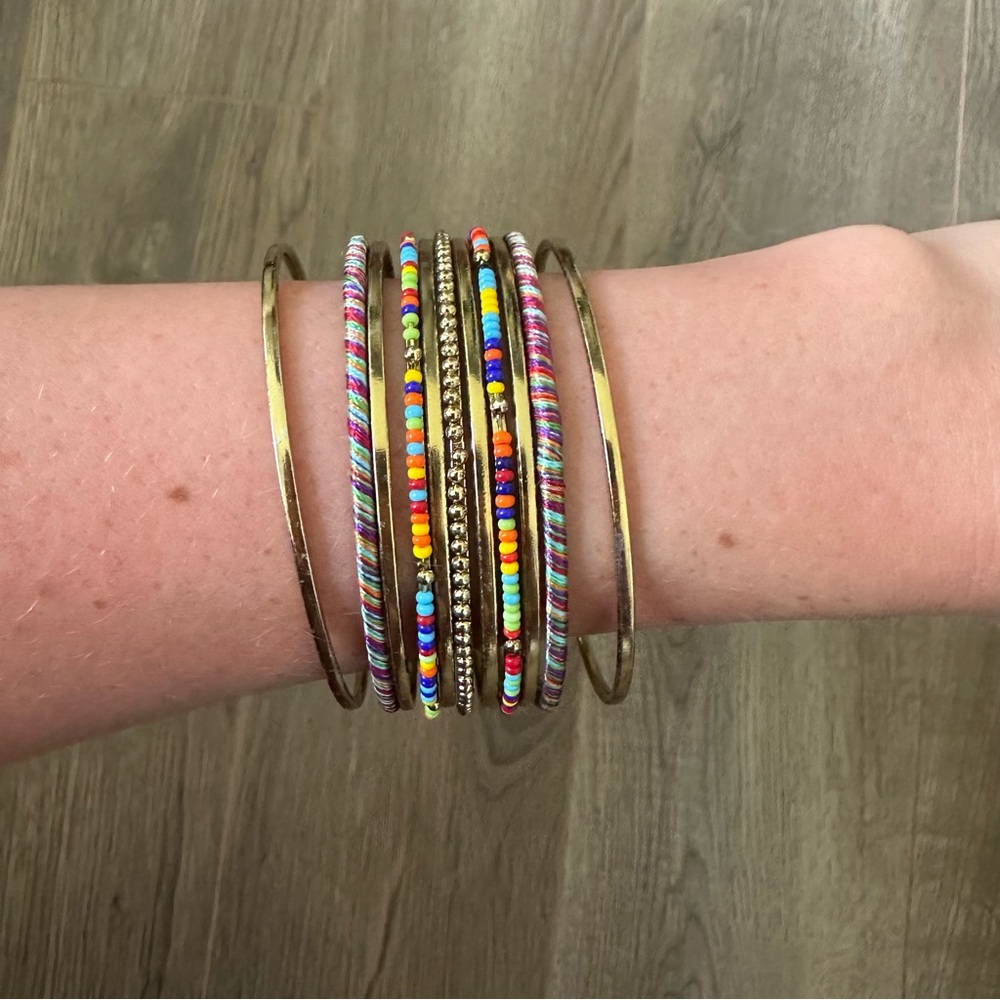 Aldo Gold Bangle Bracelets